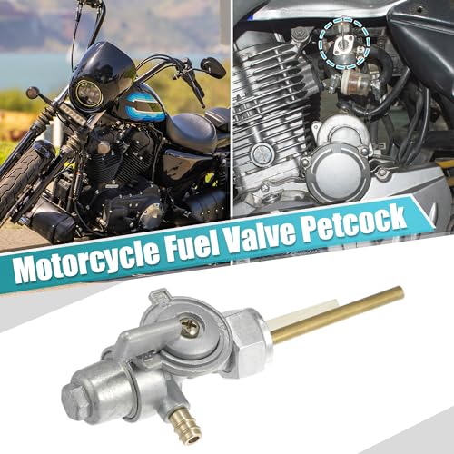 Image of uxcell Motorcycle Fuel Valve Petcock with Male Thread for Yamaha RX50 RD60 YZ80 DT80 GT80 DT100