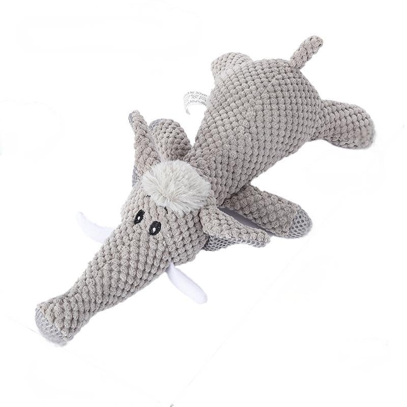 Juguete mordible y sonoro para perros de peluche