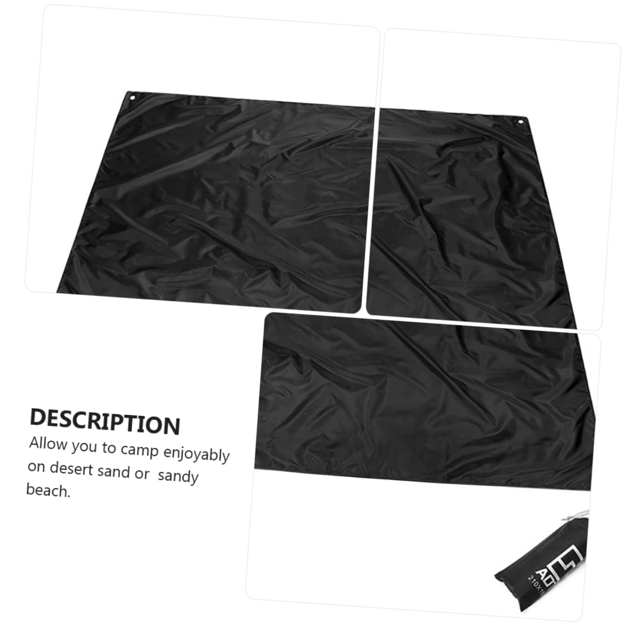 WOONEKY 1Pc Outdoor Picnic Mat Multifunctional Tent Ground for Camping Hiking Survival Gear Versatile Canopy Use