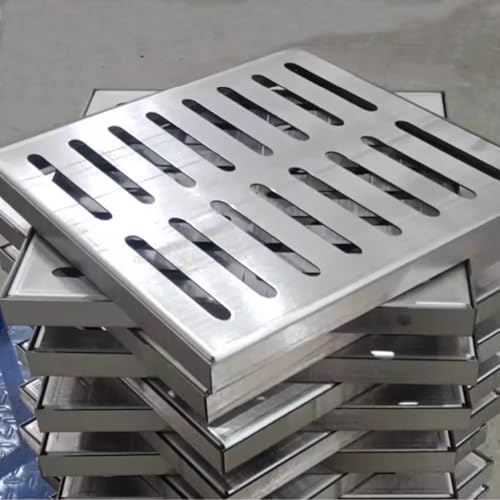 Couvercle de vidange en acier inoxydable 304 de 2 mm au design durable avec cadre