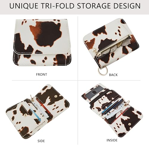 Image of Keychain Wallet for Women,RFID Wristlet Wallet with Beaded Strap
