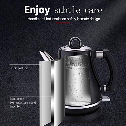 Tetera eléctrica 1.2L acero inoxidable 1500W miniatura 5