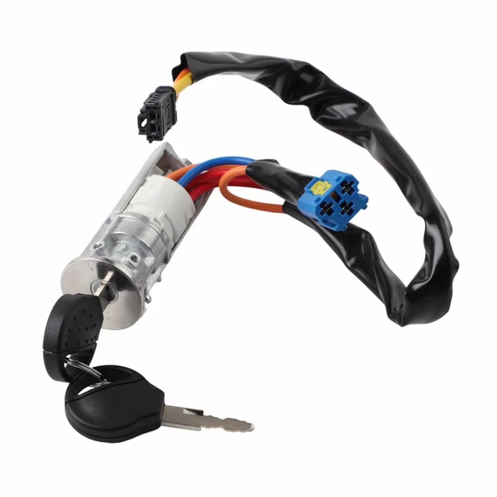 Serrure Neiman Direction Kit De Barillet De Cylindre Verrouillage Commutateur D'allumage Avec Clé, Pièces De Rechange Compatible Avec Peugeot Pour 206 1998-2010 4162.Z1 4162Z1
