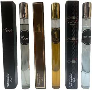 3 Pack Cologne for Men(Bravery,Prime No.1,Man Cool) Perfume Gifts for Husband,Gifts for Him,Eau de Parfum,Ideal for Trials, or Gifting.Travel Size Perfume,Natural Spray Long Lasting