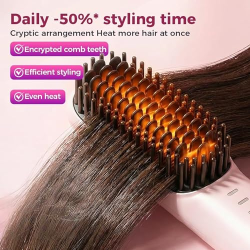 Cepillo alisador inalámbrico para cabello corto miniatura 3