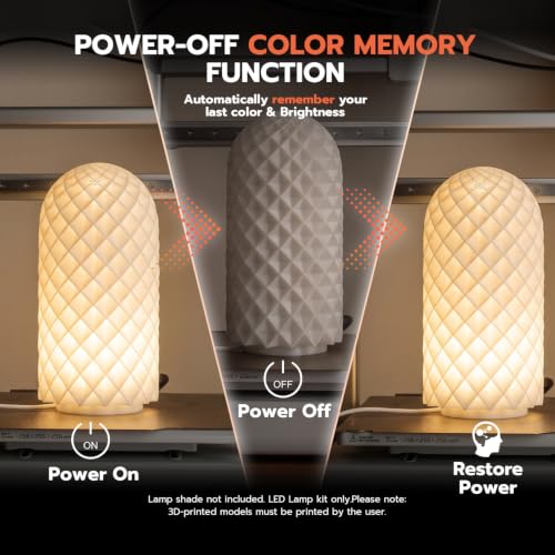 Image of LED Lamp Kit 001 with Charger for Bambu Lab 3D Printer Parts