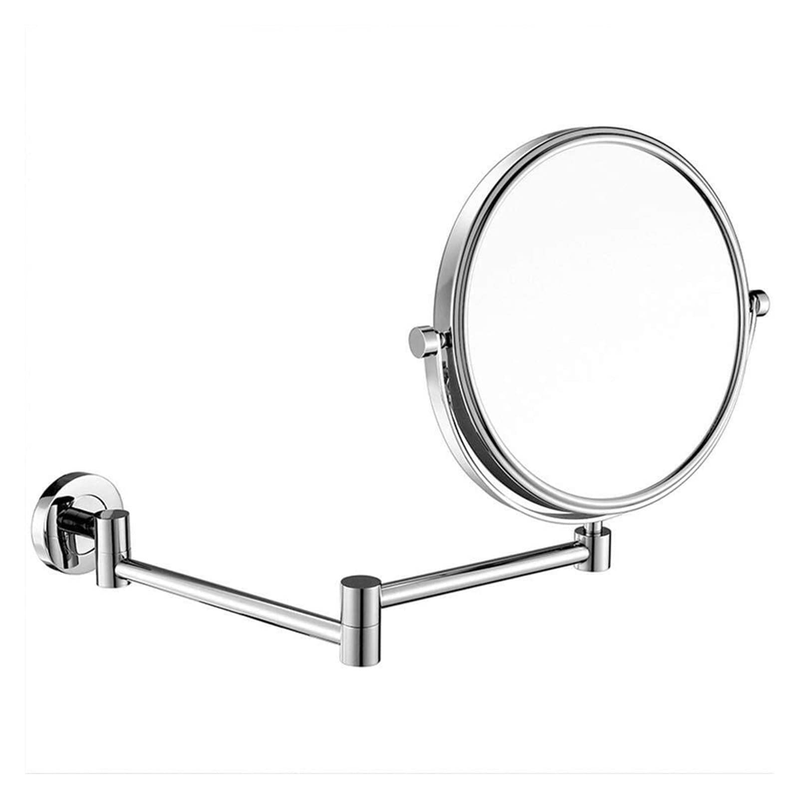 Miroir de maquillage mural pliable pour éviter de se pencher au-dessus du lavabo