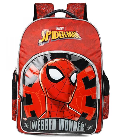 striders Marvel Spider-Man Kids School Bag | Lightweight Durable Backpack | Padded Comfortable Straps & Spacious Compartments | Ideal for School & Play | Age 6–8 | 16 inches-picture-48