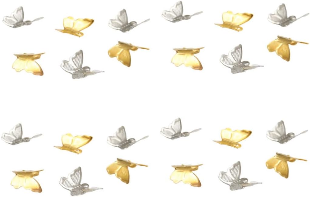 VICASKY 200 Pcs Charm DIY Hairband Accessories for Women Brooch and Hairpin Supplies Gold Silver Headdress Decor Friends