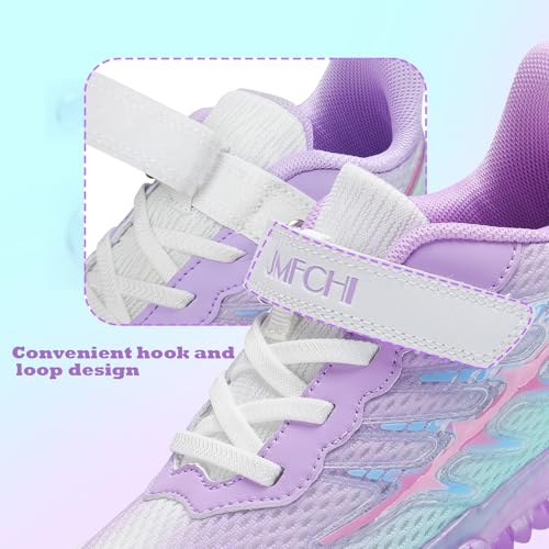 Image of JMFCHI Boys Girls Kids Sneakers Knitted Mesh Running Tennis Athletic Shoes