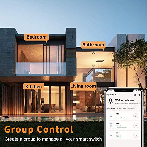 Smart Switch Alexa Smart lichtschakelaar, wifi-smart-wandschakelaar met afstandsbediening en timer, Alexa Echo… - Image 5
