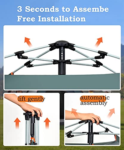 Carpa portátil impermeable para 5-8 personas miniatura 6