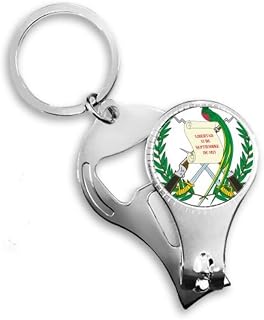Guatemala National Emblem Country Alicate de unha Chaveiro Abridor de Garrafas Cortador