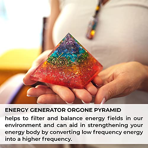 Energy Generator Orgone Pyramid For E-Energy Protection & Healing- Meditation Orgonite Pyramids/Crystal Chakra #TOP3