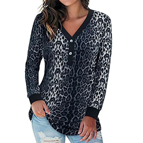 Langarmshirt Damen Sport Yoga Langärmeliges Grafik Drucken Oberteile Hemd Shirt Frauen Casual Elegante Mädchen Loungewear Longshirt Party Geschenke Für Frühling Winter Herbst Cover