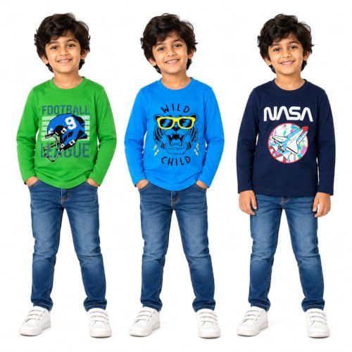 Image of NammaBaby Baby Boys Cotton Regular Fit T-Shirt