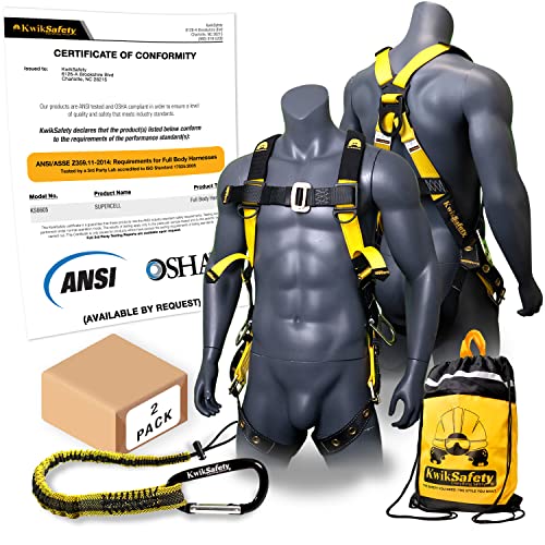KwikSafety Charlotte, NC SUPERCELL Safety Harness [2 PACK] Premium