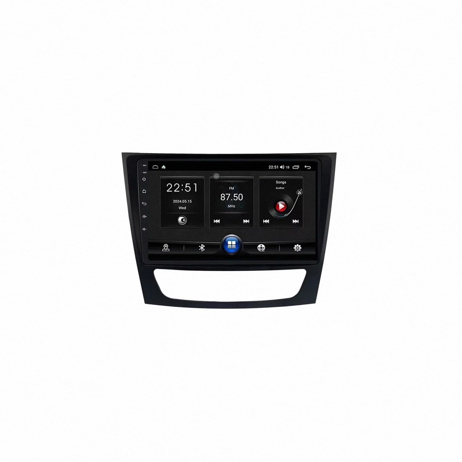 Navegación GPS para Benz W219 estéreo Android Auto Wireless con Bluetooth WiFi FM 8