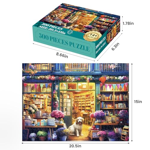 Puzzle Libro y Perros 16+ años miniatura 6