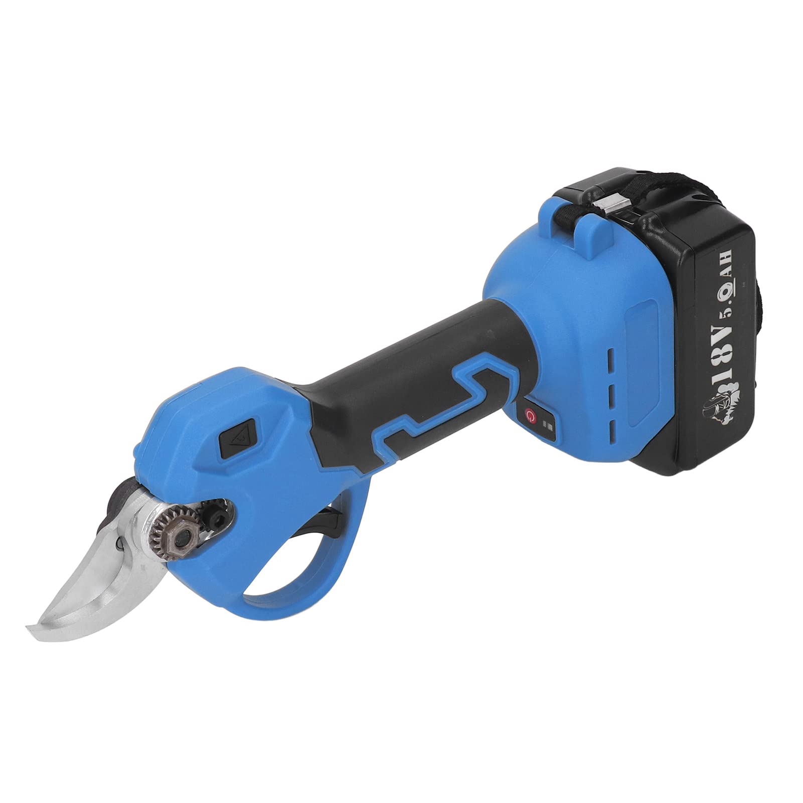 Tijeras de Podar Eléctricas Inalámbricas con 2 Llaves Ergonómico Cortador de Ramas de árboles de Acero Al Carbono para BL1815 BL1820 18V