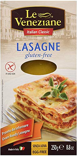 Le Veneziane Gluten Free Lasagne Sheets 250g - PACK OF 6