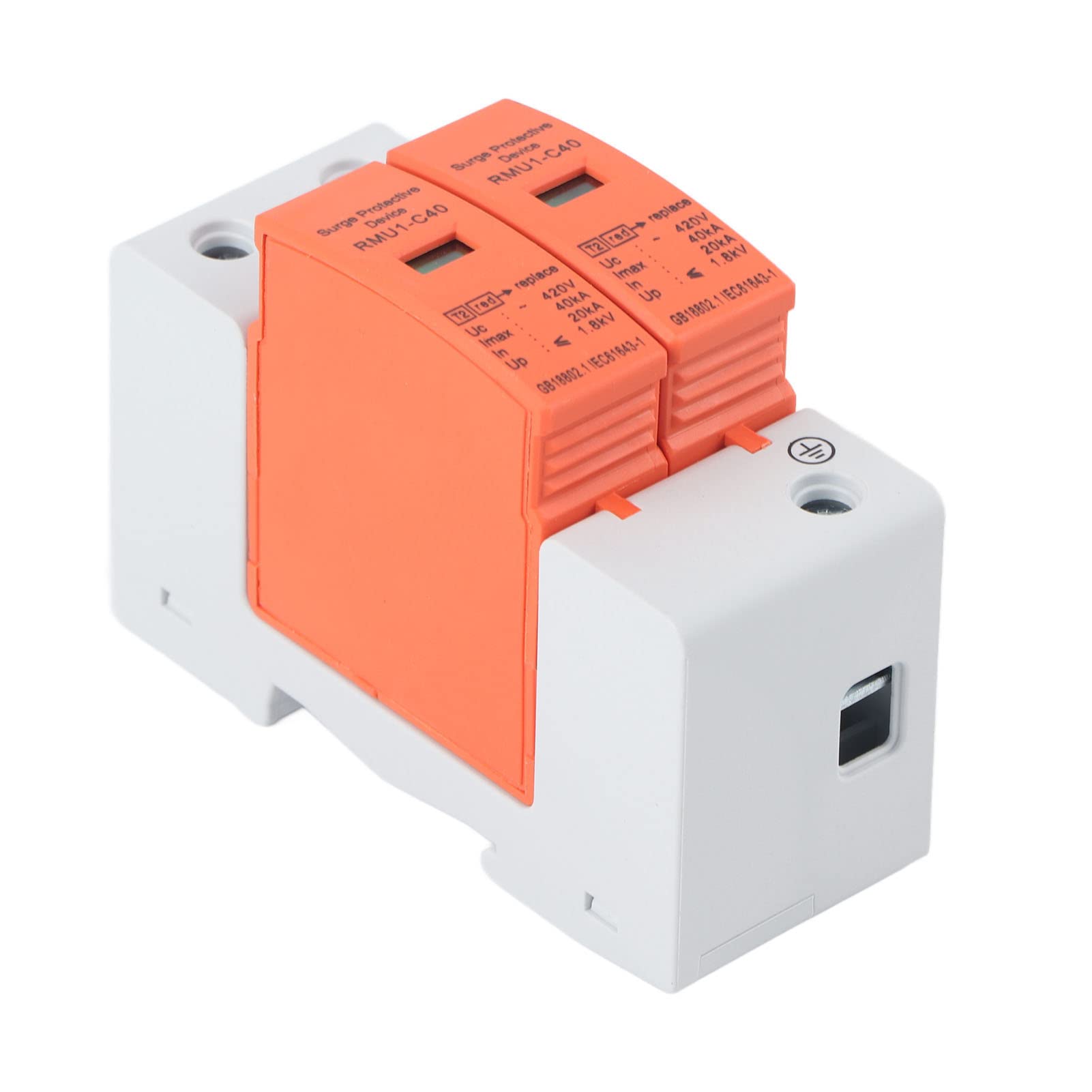 DEWIN Scaricatore di Sovratensione 2P 40kA 420V Dispositivo di Protezione Contro Le Sovratensioni