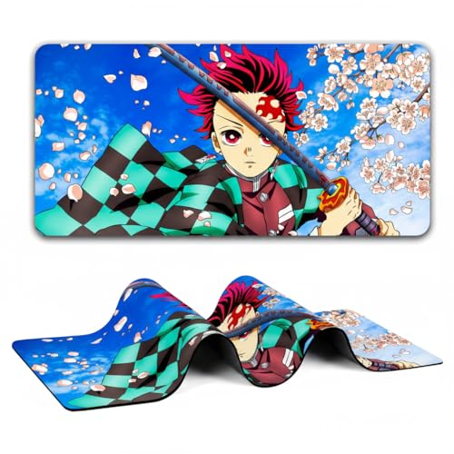 Image of Extra Large Non-Slip Gaming Mouse Pad (23x11.5 in) - Extended Desktop Mat for Computer Keyboard and Mouse (24-KEYPAD)
