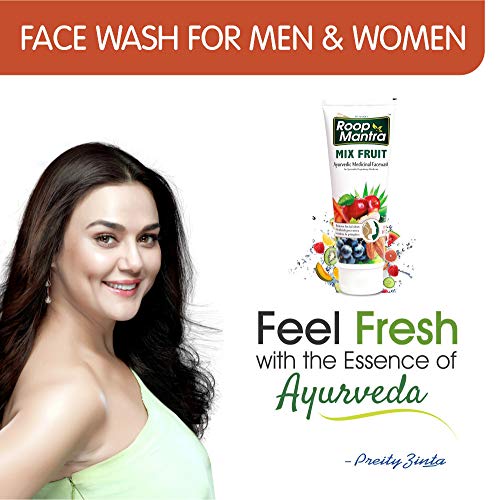 Image of Roop Mantra Mix Fruit Face Wash 115ml, Pack of 2 (Face Wash for All)