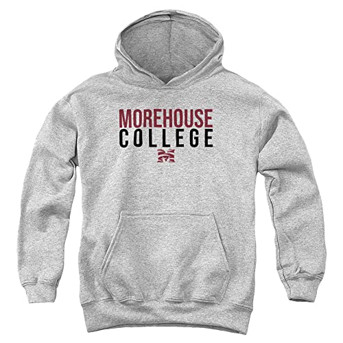 Morehouse College Official Stacked Youth Kids Boy/Girls Pull-Over Hoodie Sweatshirt