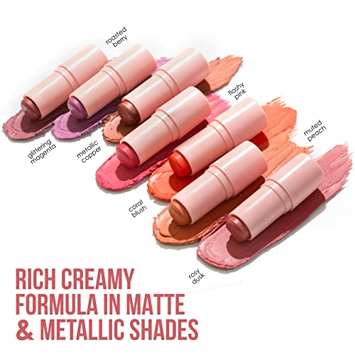 Blue Heaven Kiss & Blush, Lip, Cheek & Eyes Tint, Rosy Dusk, 8.5gm - Image 5