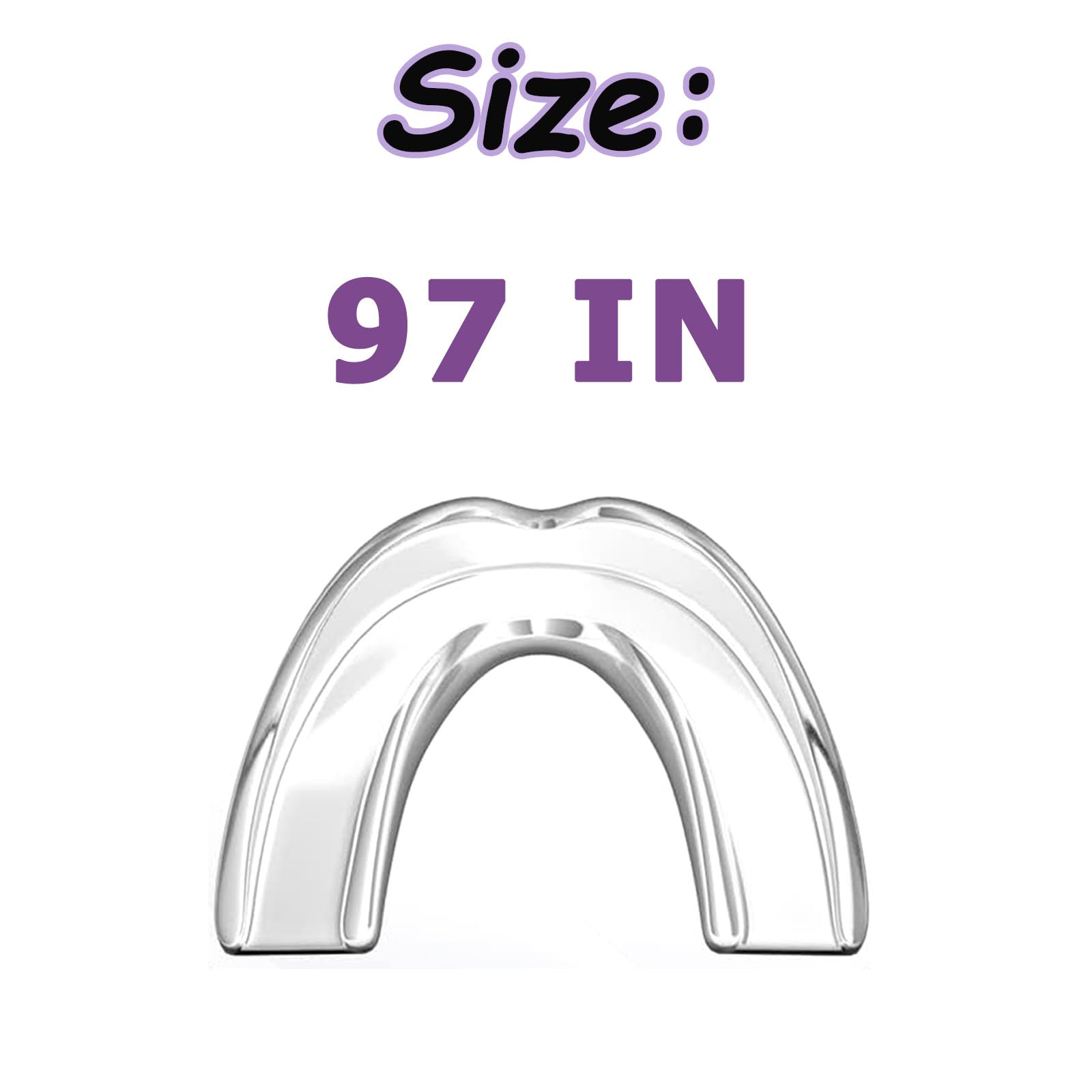 Mouth Guard for Grinding Teeth at Night,8 Pack Night Guards for Teeth Grinding,2 Size Mouthguards for Grinding of Teeth,Reusable Teeth Grinding Mouth Guard for Sleeping 97 IN