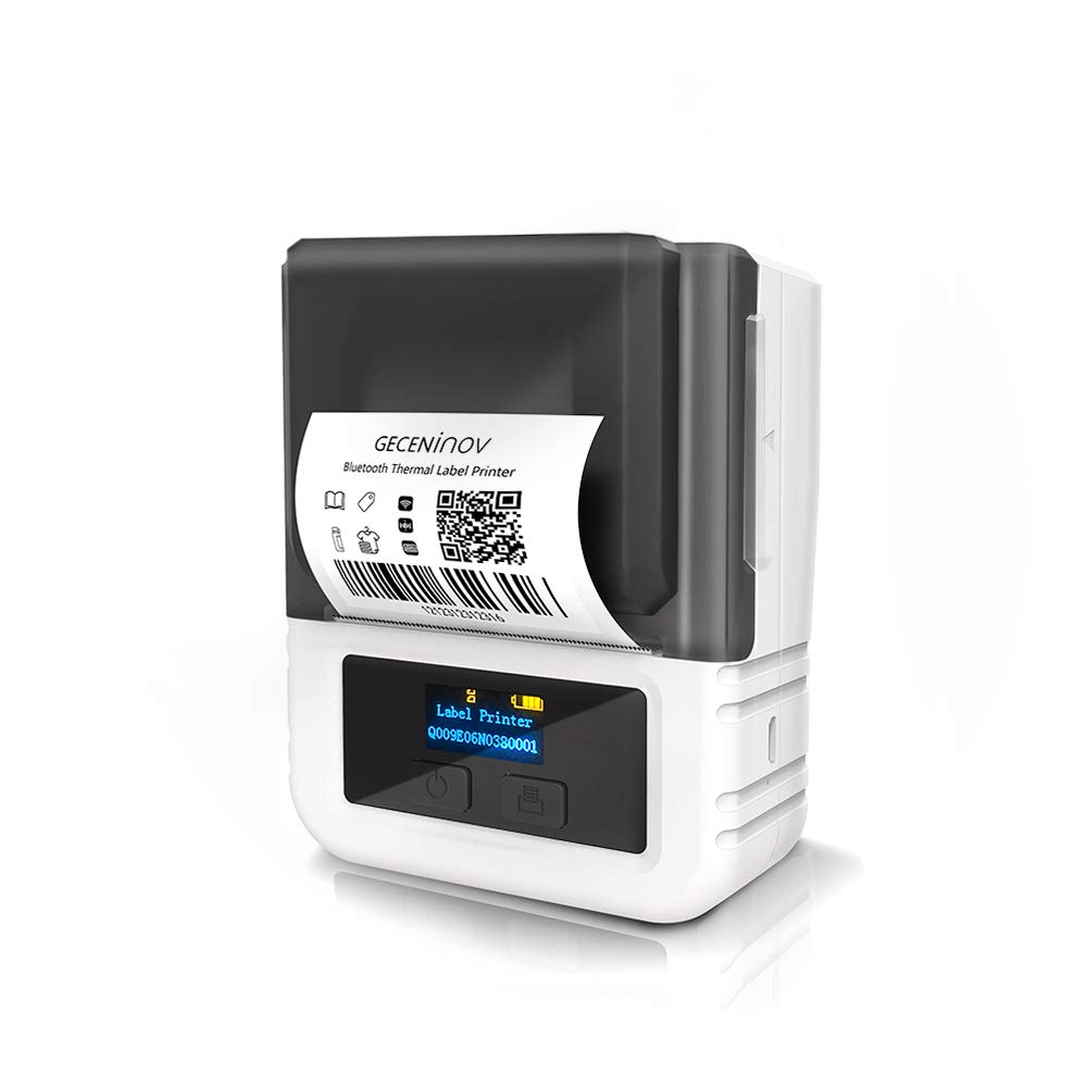 Label Printer Bluetooth Portable Thermal Label Maker with USB Rechargeable，Bluetooth Wireless Sticke