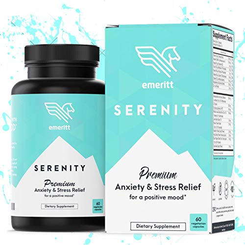 Serenity Anti Anxiety Supplement - Herbal Blend for Stress Relief, Natural Calm