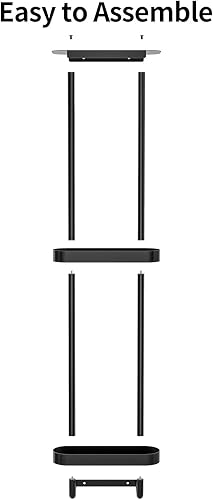 Vista 11 de Toallero de pared para toallas enrolladas, almacenamiento de toallas para baño pequeño, puede contener 6 toallas grandes, toalleros de 30 pulgadas
