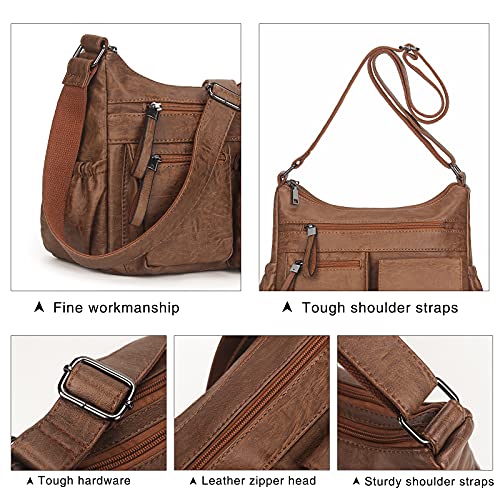 Bolso Hobo Crossbody para Mujer de Cuero PU miniatura 3