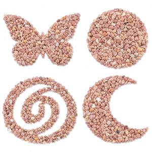 Crocon 1/2 LB Crushed Pink Opal Raw Chips Bulk Crsytal Stone Natural Quartz