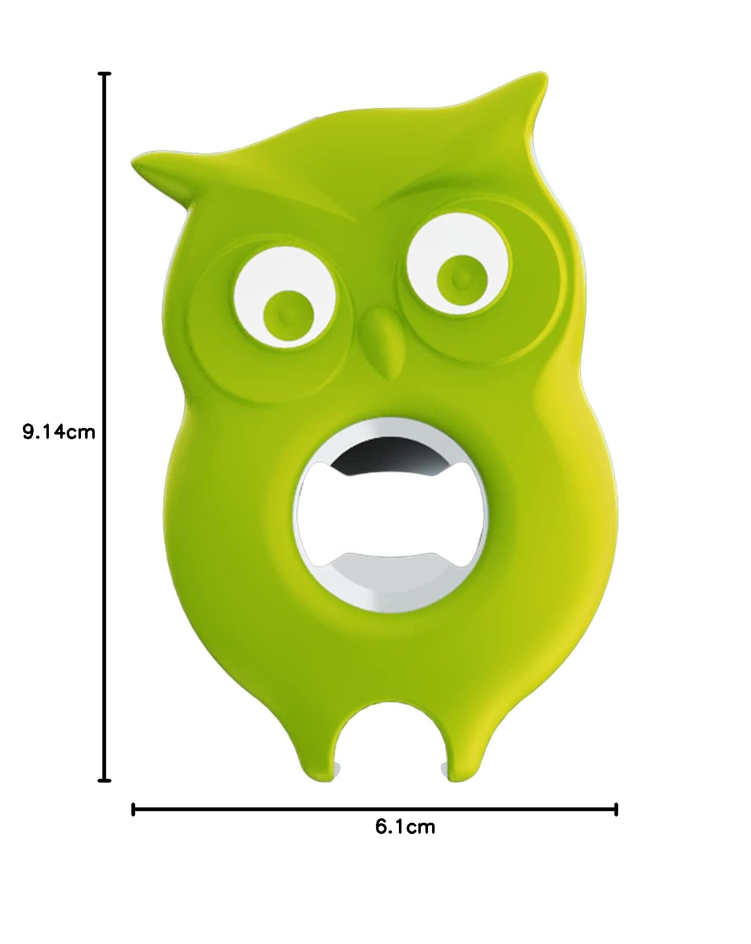 Abrebotellas múltiple para tapas giratorias, 4 en 1, bonito y divertido abridor de botellas de agua de búho para niños, abrebotellas de cerveza, abrelatas de refrescos, abridor manual de tarros para