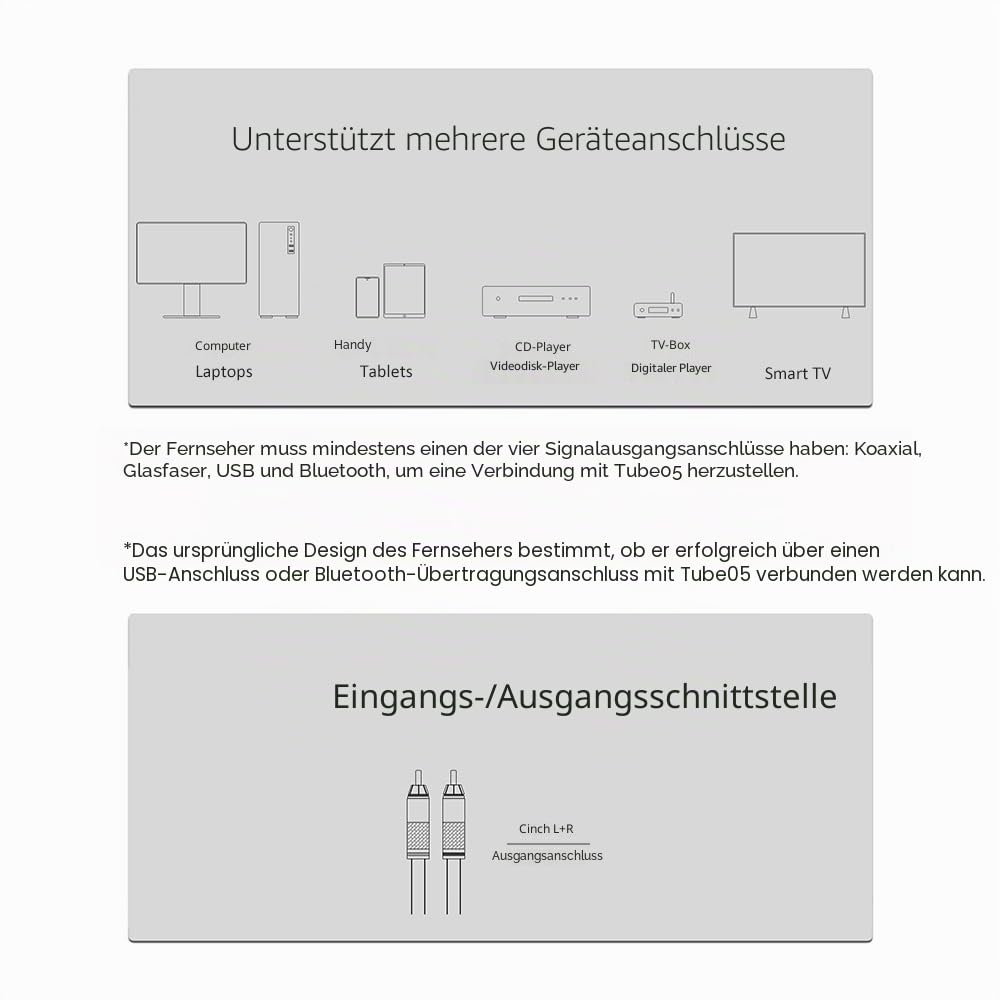 KGUSS FX-Audio- TUBE-05 HiFi Vakuum 12AU7 Röhren Kopfhörerverstärker Bass Höhen EQ Vorverstärker, für 30-600Ω Kopfhörer, mit Fernbedienung