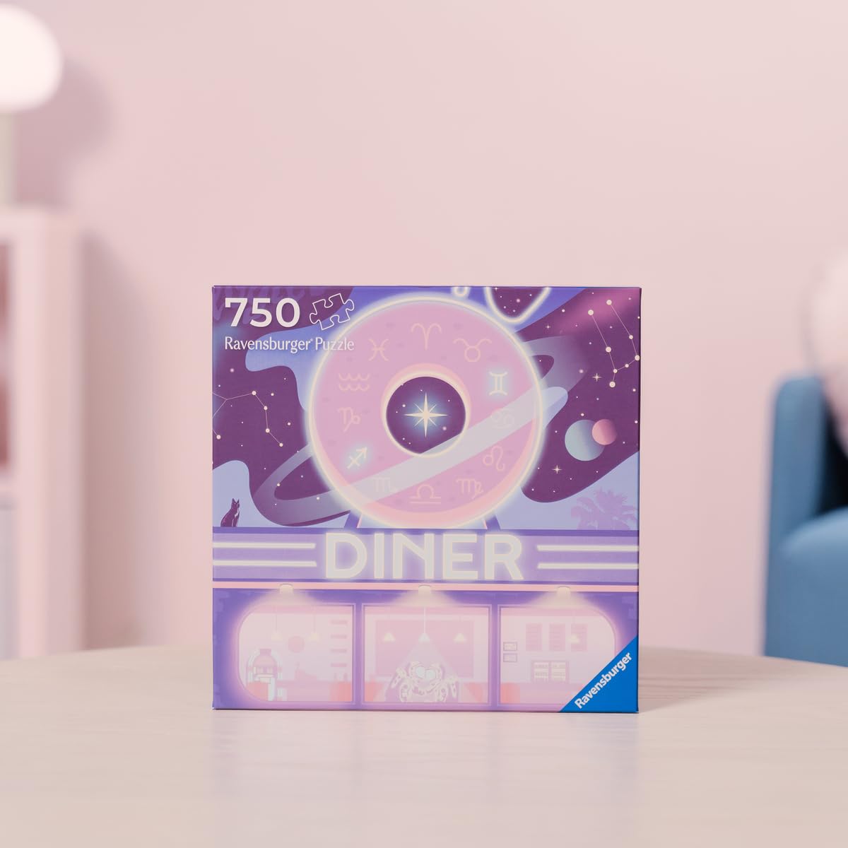 Ravensburger Art & Soul: Astrological Diner 750 Piece Jigsaw Puzzle for Adults - 12001000 - Handcrafted Tooling, Made in Germany, Every Piece Fits Together Perfectly - Image 5