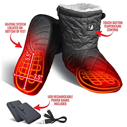 ActionHeat 5V Heated Boots for Indoors and Outdoors Battery Operated Shoes for Winter Activities 140°F Heating3