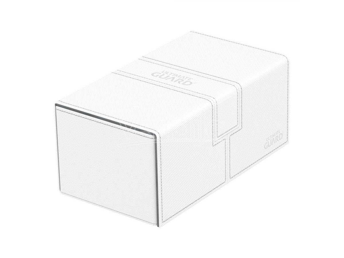 Ultimate Guard Twin Flip´n´Tray Deck Case 200+ Caja de Cartas Tamaño Estándar XenoSkin Blanco