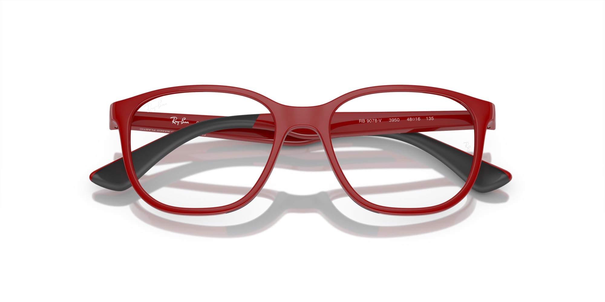 Ray-Ban Kwadratowe oprawki do okularów na receptę dla dzieci Ry9078v