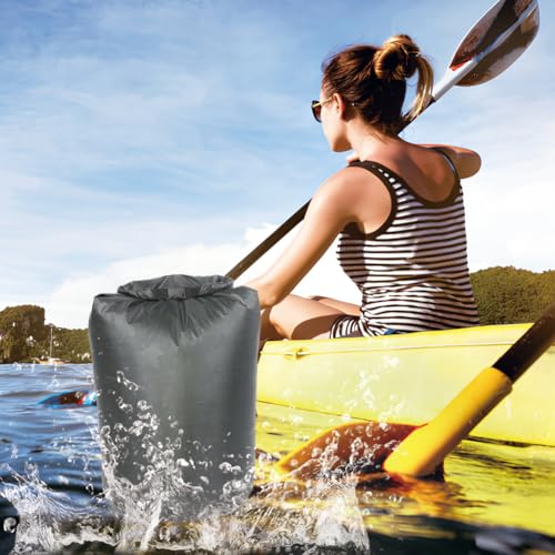 Bolsa seca impermeable Leopacat de 70 litros, bolsa ligera para canoa, kayak, rafting, pesca, camping y actividades al aire libre miniatura 4