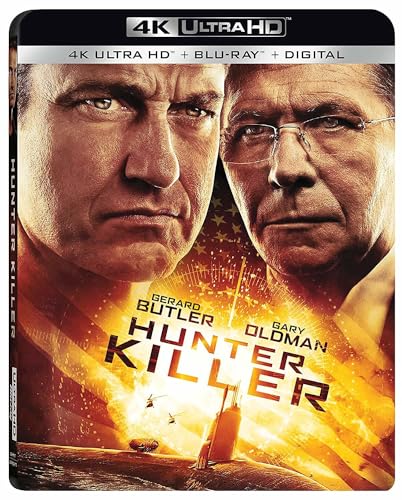 Hunter Killer [4K UHD] -  Blu-ray, Rated R, Donovan Marsh