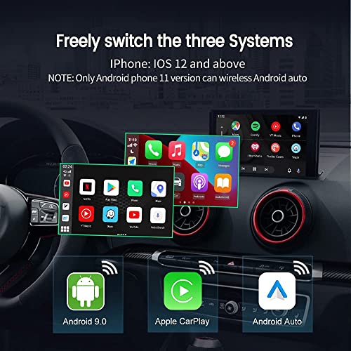 2022 CarlinKit Ai Box-V3 4G Cellular, Android 9, 4+64G, 8Core, Alleen geschikt voor auto's met OEM/Factory Wired CarPlay, Draadloze CarPlay & Android Auto, Ingebouwde Navigatie, Ondersteuning YouTube Netflix, enz - Afbeelding 3