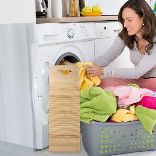 Planche à laver le linge en bambou accessoire de lavage manuel - 5
