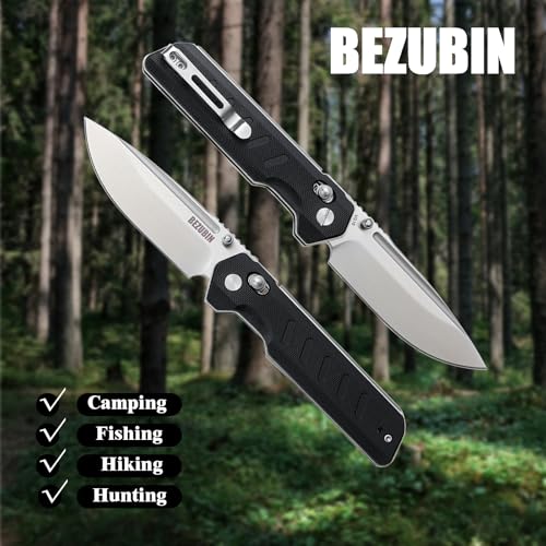 BEZUBIN 3.25-inch VG10 EDC Folding Knife Review &mdash; Black G10 Handle &amp; Safety Axis Lock