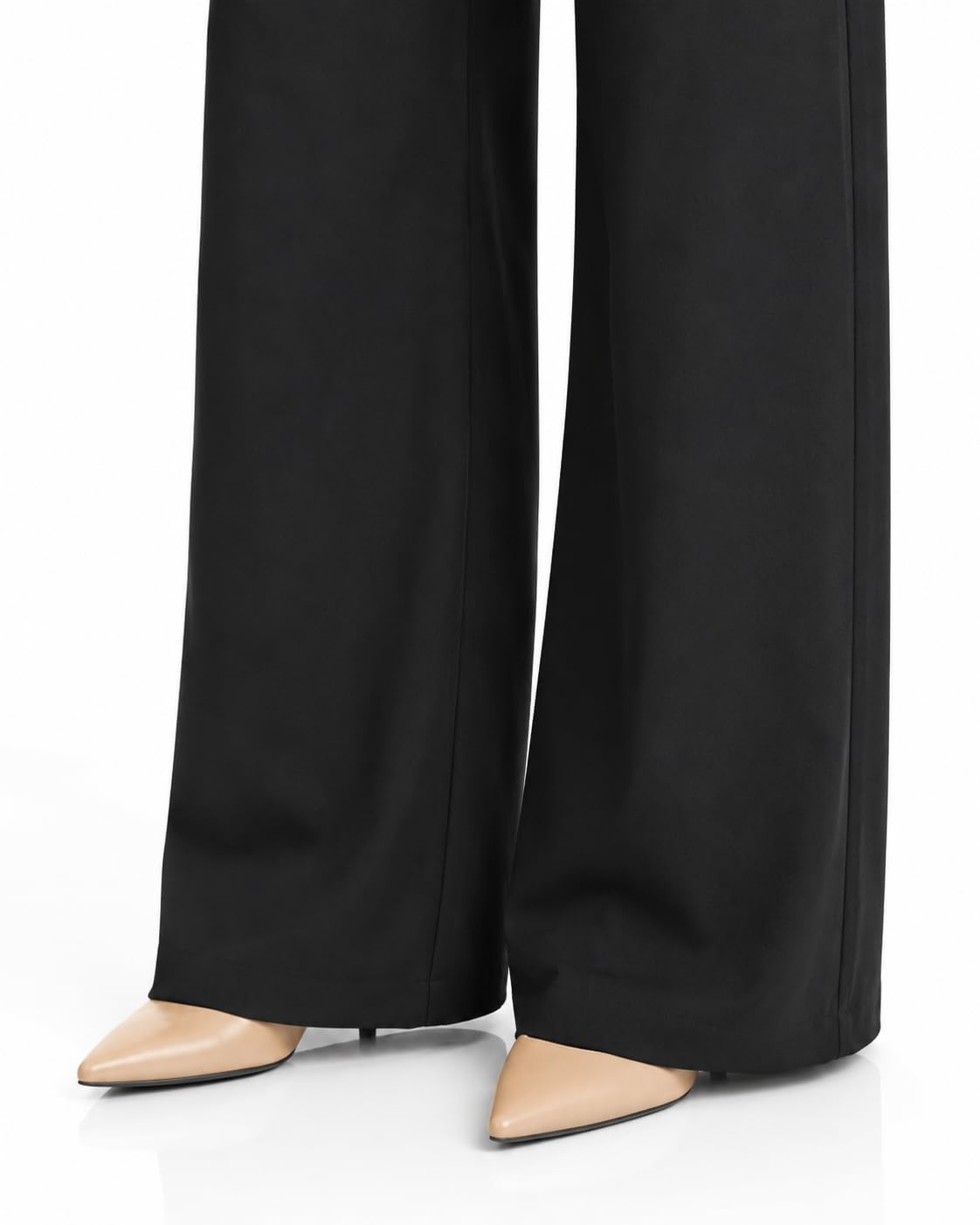Zylioo Pantaloni da donna alti a gamba larga da donna UK pantaloni extra lunghi da donna pantaloni a gamba lunga | Pantaloni estivi a gamba larga, per il tempo libero, per tutti i giorni