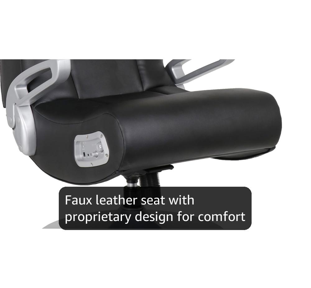X Rocker SE Pro Video Gaming Lounging Pedestal Chair, Wireless Audio, 2 Speakers, Subwoofer, Foldable, Padded Armrest, 5127401, 30.7" x 30.7" x 39.76", Amazon Exclusive, Black