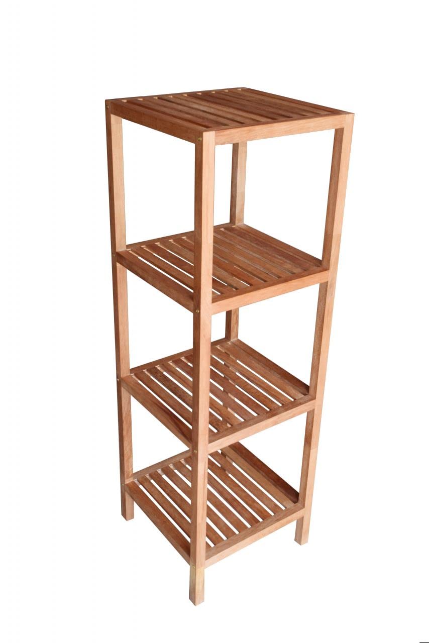 Primaster Standregal mit 4 Ablagen 36 x 36 x 112 cm Regal Bücherregal